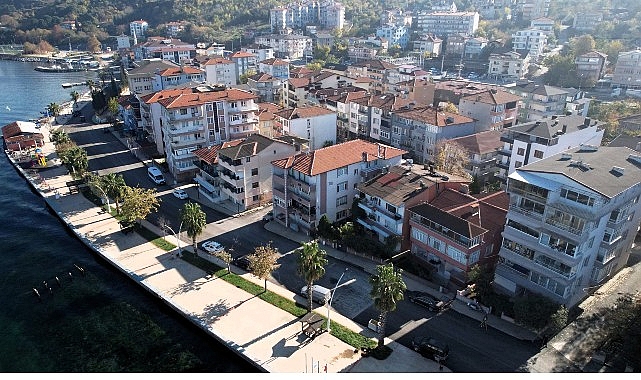 Kocaeli Büyükşehir Belediyesi, Gölcük ilçesi Halıdere Mahallesi’nde bir süredir devam