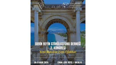 Derin Beyin Stimülasyonu Derneği 2. Kongresi, 9-11 Ocak 2026 tarihlerinde
