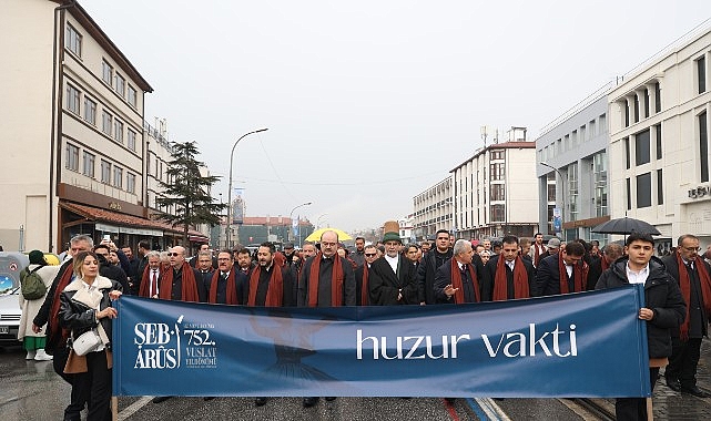 Bu yıl "Huzur Vakti" temasıyla düzenlenen Hazreti Mevlana'nın 752. Vuslat