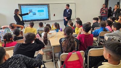 İzmir Metro AŞ Gazi Osman Paşa İlkokulu’ndaki 320 öğrenciye metro