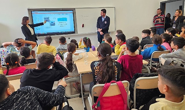 İzmir Metro AŞ Gazi Osman Paşa İlkokulu’ndaki 320 öğrenciye metro