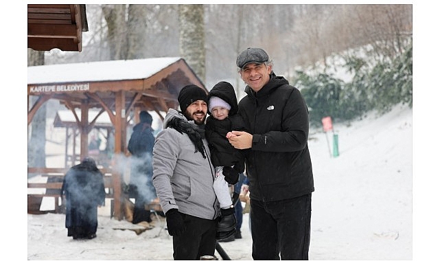 Kartepe Belediyesi Mesire Alanı, eşsiz güzelliği ve kış aylarında beyaza
