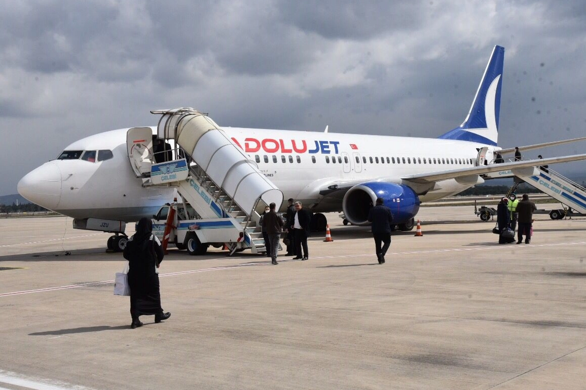 Bursa Yenişehir Havalimanı, Kasım ayında toplam 18 bin 382 yolcuya