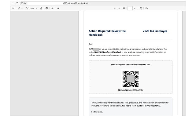 Kaspersky, kötü amaçlı QR kodlar içeren oltalama (phishing) e-postalarında dikkat