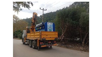 Kemer Belediyesi geri dönüşüm atıklarını ekonomiye yeniden kazandırma çalışmaları kapsamında