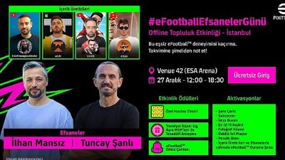 bugün yaptığı açıklamayla Türkiye’deki ilk büyük ölçekli eFootball™ oyuncu buluşması
