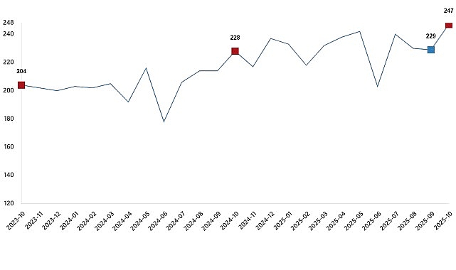 Tavuk eti üretimi 247 bin 392 ton, tavuk yumurtası üretimi