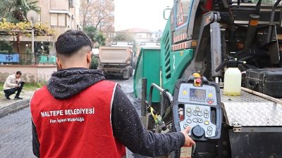 Maltepe Belediyesi, ilçenin yol konforunu ve trafik güvenliğini artırmak amacıyla