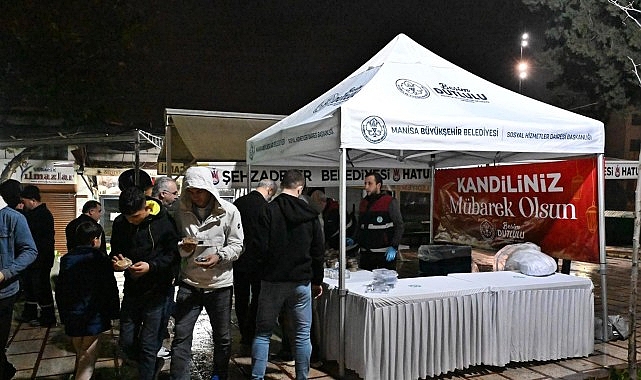 Manisa Büyükşehir Belediyesi, Regaip Kandili’nde kentin dört bir yanındaki camilerde