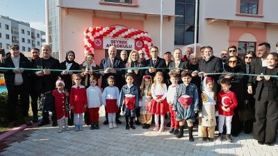 Menemen Belediyesi eğitim yatırımlarına bir yenisini daha ekledi. Seyrek Anaokulu,