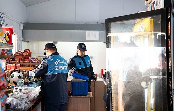 Milas Belediyesi Zabıta ekipleri ilçe genelindeki okul kantinlerinde hijyen ve