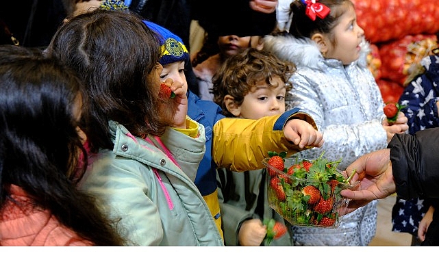 Kocaeli Büyükşehir Belediyesi Lokomotif Çocuk Köyü’nde eğitim gören minikler, “Yerli