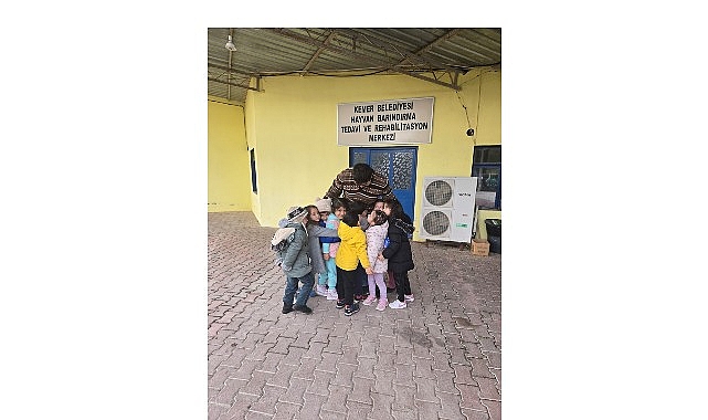 Tekirova Halit Narin İlkokulu Anasınıfı öğrencileri, Kemer Belediyesi Hayvan Barındırma