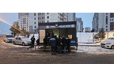 Nevşehir Belediyesi ekipleri tarafından geleneksel hale gelen sıcak poğaça ve