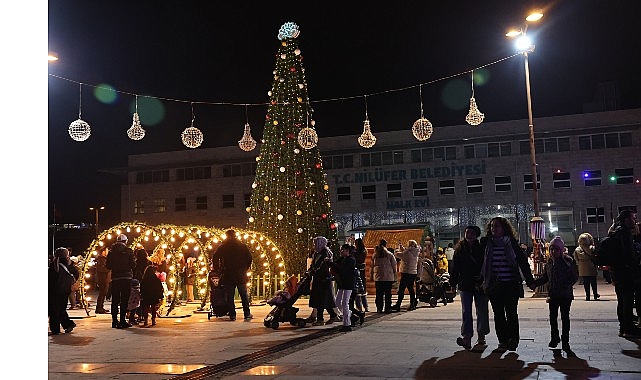 Nilüfer Belediyesi, yeni yılı Cumhuriyet Meydanı’nda kurulacak renkli bir festival