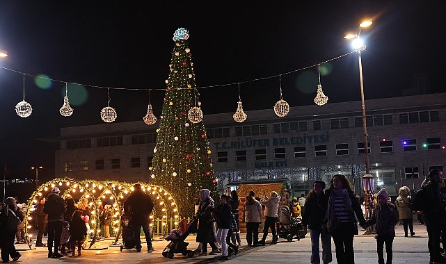 Nilüfer Belediyesi, yeni yılı Cumhuriyet Meydanı’nda kurulacak renkli bir festival
