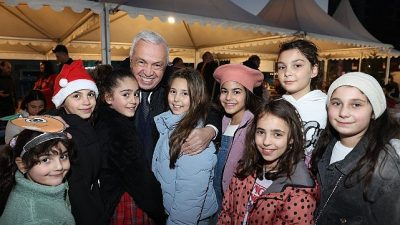 Nilüfer Belediyesi’nin yeni yıl heyecanını birlikte her yaş grubundan vatandaş