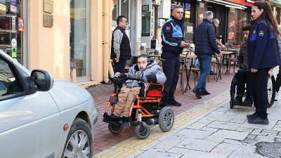 Osmangazi Belediyesi Zabıta Müdürlüğü ekipleri, 3 Aralık Dünya Engelliler Günü’nde