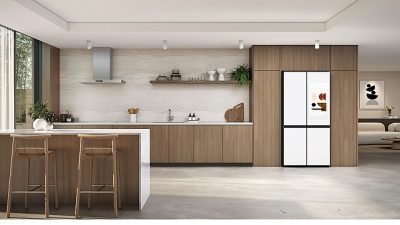 Samsung Electronics, CES 2026'da Bespoke AI Buzdolabı, ocak üstü (over-the-range