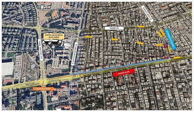 Antalya Büyükşehir Belediyesi, 100.Yıl Bulvarı üzerinde asfalt çalışması gerçekleştirecek. Etaplar