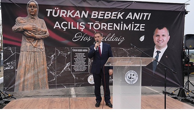 Saray Belediyesi tarafından yaptırılan Türkan Bebek Anıtı, 24 Aralık Çarşamba