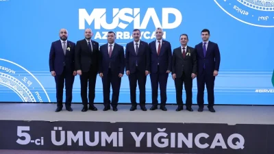 Ticaret Bakanı Ömer Bolat, Azerbaycan ziyareti kapsamında Cumhurbaşkanı Yardımcısı Cevdet