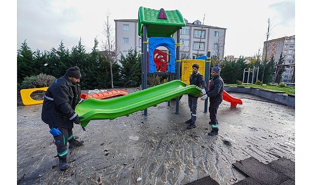 Beylikdüzü Yakuplu Mahallesi’nde bulunan Ahi Evran Parkı’nda meydana gelen ve
