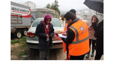 Antalya genelinde etkili olan sağanak yağış ve fırtına Finike ilçesinde