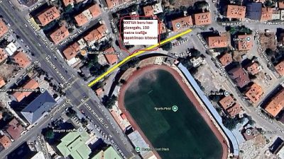 Devlet Su İşleri 124. Şube Müdürlüğü tarafından yürütülen Nevşehir İçmesuyu