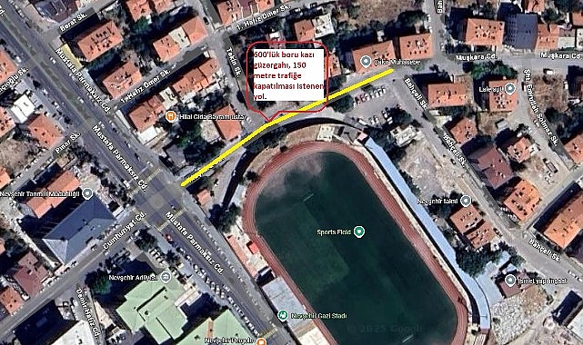 Devlet Su İşleri 124. Şube Müdürlüğü tarafından yürütülen Nevşehir İçmesuyu