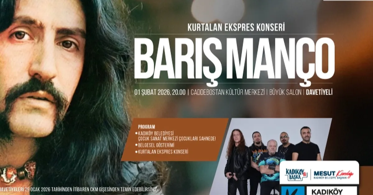 Türk müziğinin unutulmaz ismi Barış Manço, ölümünün 27. yılında Kadıköy