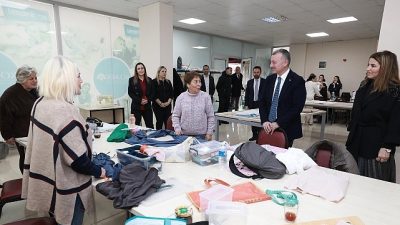 Kocaeli Büyükşehir Belediye Başkanı Tahir Büyükakın, Yahya Kaptan KO-MEK Kurs