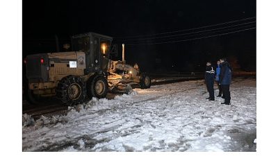Kahramankazan Belediye Başkanı Selim Çırpanoğlu, ilçede etkili olan kar yağışının