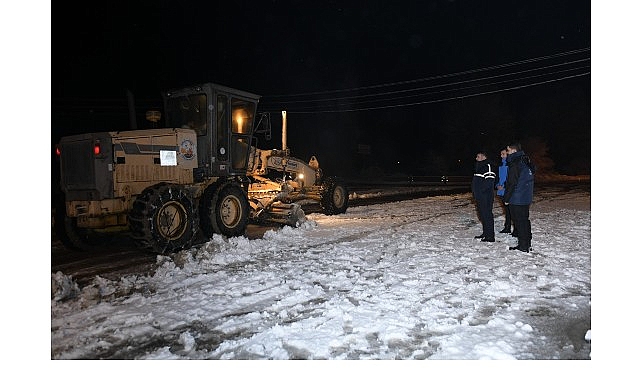 Kahramankazan Belediye Başkanı Selim Çırpanoğlu, ilçede etkili olan kar yağışının