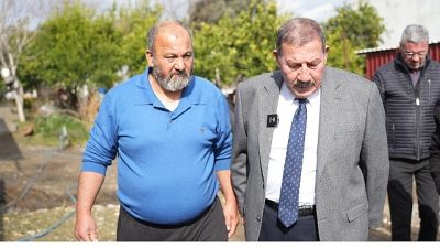 Milas Belediye Başkanı Fevzi Topuz, Çandır Mahallesi’nde bulunan evlerinde meydana