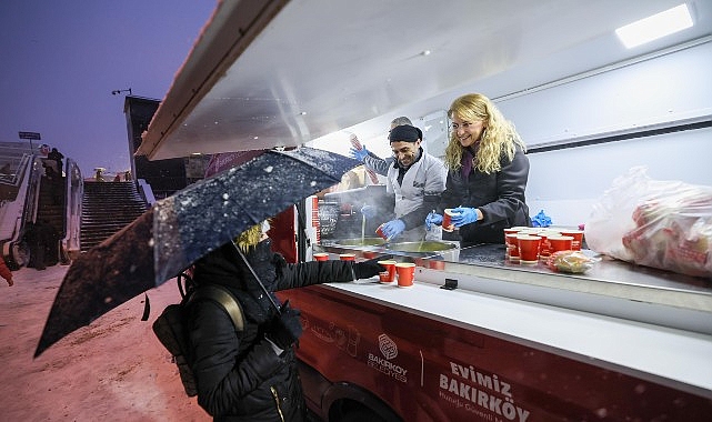 Bakırköy Belediyesi, kış aylarında soğuk havanın etkisini artırdığı sabah saatlerinde