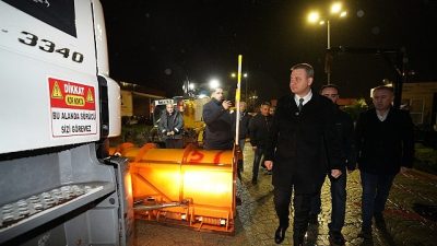 Beylikdüzü Belediyesi, İstanbul genelinde beklenen yoğun kar yağışı öncesinde hazırlıklarını