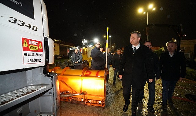 Beylikdüzü Belediyesi, İstanbul genelinde beklenen yoğun kar yağışı öncesinde hazırlıklarını