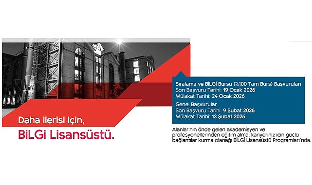 1997’den bu yana lisansüstü öğretim alanında faaliyet gösteren İstanbul Bilgi Üniversitesi,
