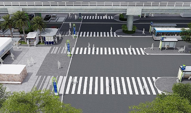 İzmir Büyükşehir Belediyesi, kentin en yoğun aktarma noktalarından Bornova Aktarma