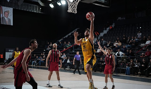 Türkiye Sigorta Erkekler Federasyon Kupası yarı finalinde Gaziantep Basketbol’u 70-59