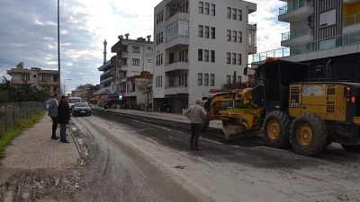 Antalya Büyükşehir Belediyesi ASAT Genel Müdürlüğü’nün alt yapı çalışması yaptığı