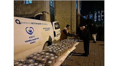 Antalya Büyükşehir Belediyesi, Miraç Kandili dolayısıyla kent genelindeki 19 ilçede