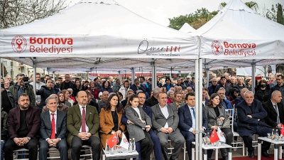 Bornova Belediyesi tarafından yenilenen Pınar Caddesi’nde, Dünya ve Olimpiyat Şampiyonu