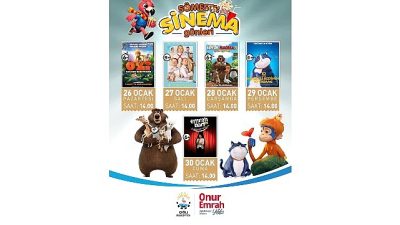 Çiğli Belediyesi, yarıyıl tatilinde çocukları unutmadı. Miniklere özel olarak hazırlanan