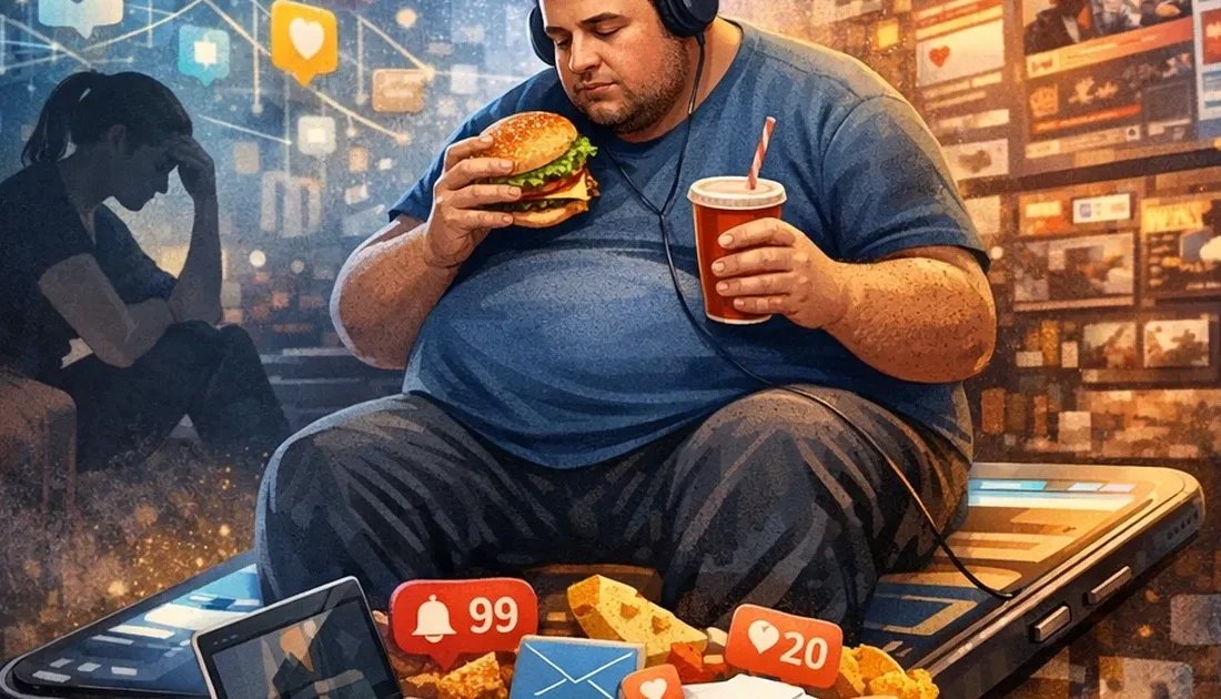 Teknolojinin etkisiyle bilgiye erişim kolaylaşırken, dijital obezite ve oburluk sorunları