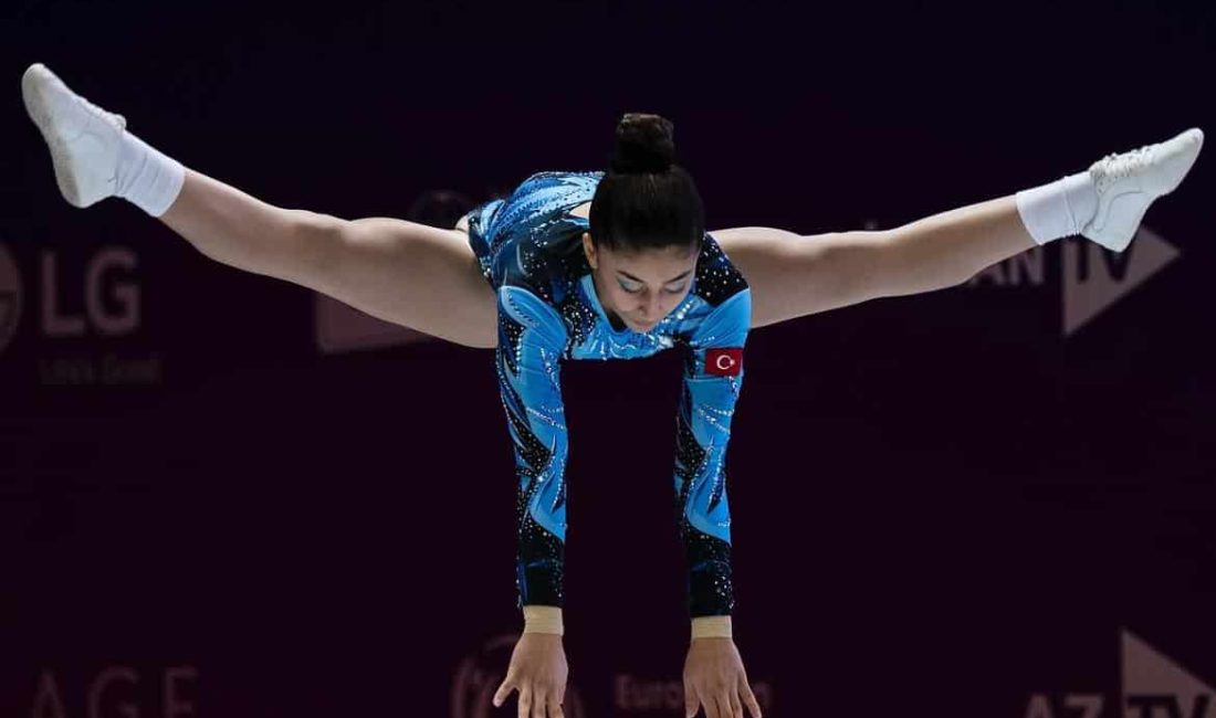 Azerbaycan’ın Gence şehrinde düzenlenen Aerobik Cimnastik Avrupa Şampiyonası’nda Manisa Spil