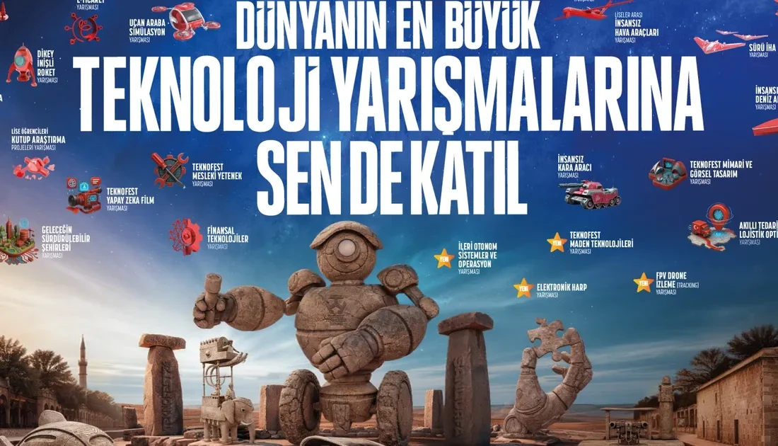 Dünyanın en büyük havacılık, uzay ve teknoloji festivali TEKNOFEST kapsamında