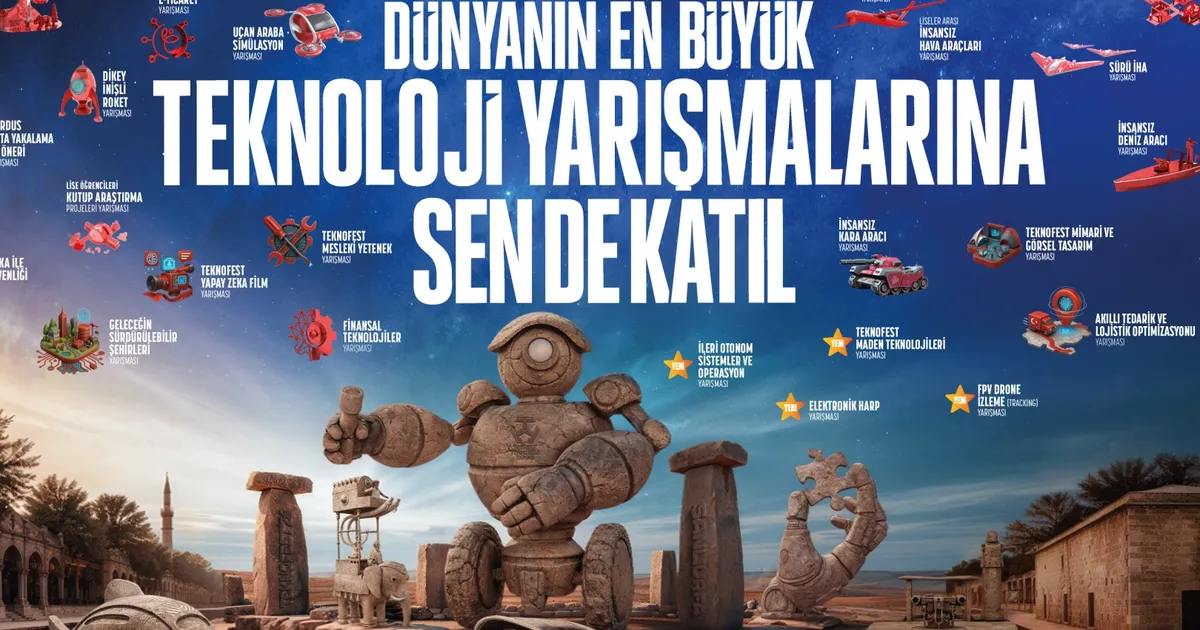 Dünyanın en büyük havacılık, uzay ve teknoloji festivali TEKNOFEST kapsamında