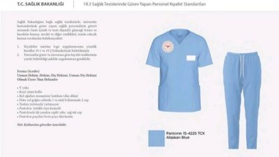 Sağlık Bakanlığı'nın kıyafet standartlarında, 'mavi renk önlük' zorunluluğu getirmesi hekimlerin